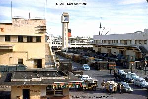 Oran - Gare maritime et l'Horloge